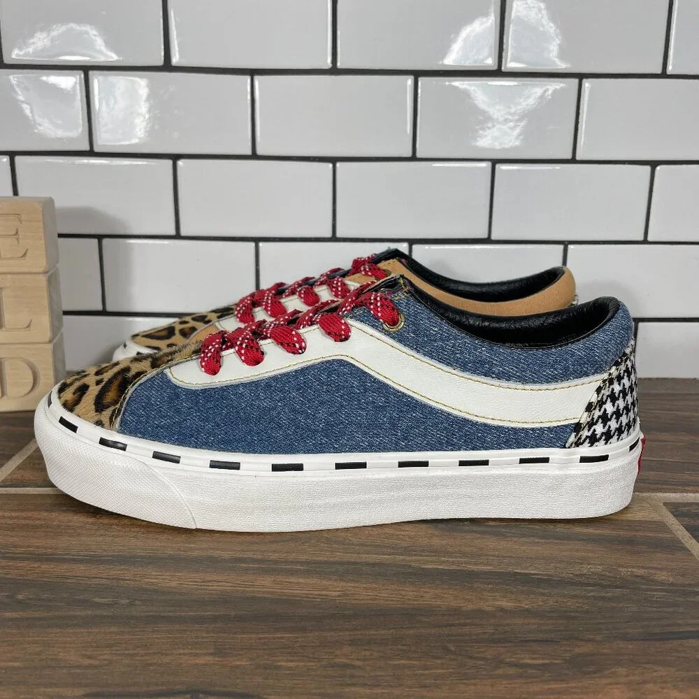 Vans Bold Ni Womens 8.5 Shoes Multicolor Bender Pack Low Top Skate Sneakers